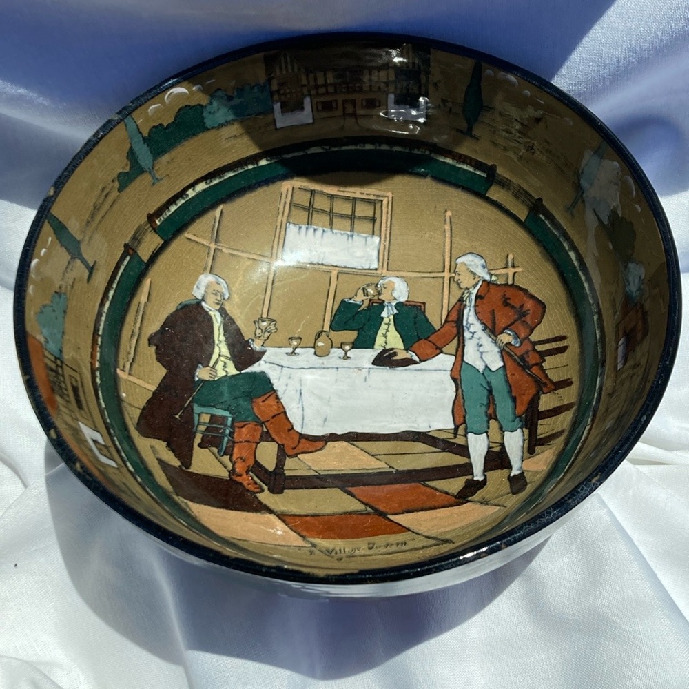 Antique Buffalo Pottery Deldare
Ware Bowl 9.5”